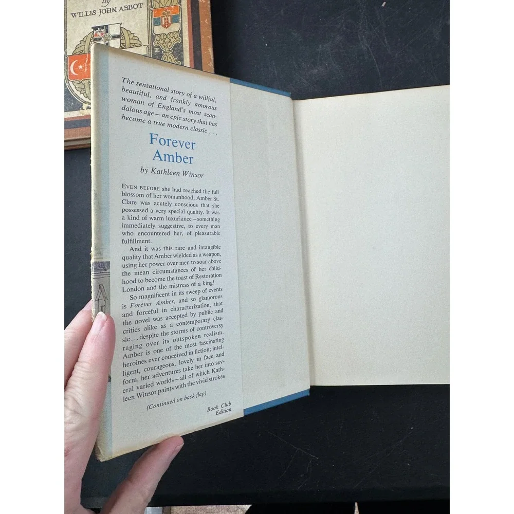 Forever Amber Kathleen Winsor 1944 Book Club Edition Hardcover Vintage‎ Fiction
